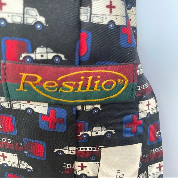 Public Service Neck Tie Ambulance Doctor Nurse Police EMT Theme - Picture 5 of 6